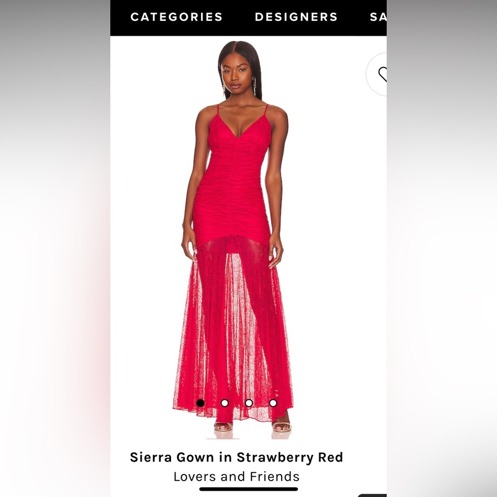 NEW Red Maxi dress mesh.